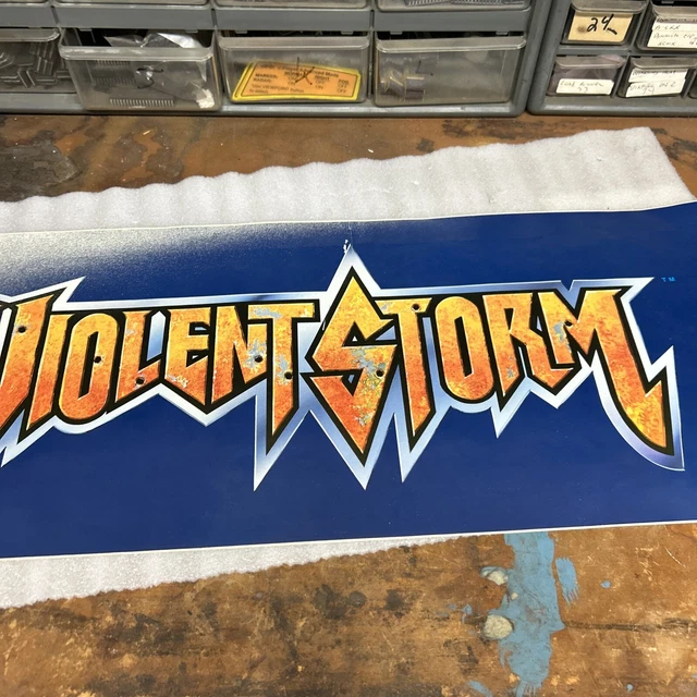 VIOLENT STORM Japan Version Pcb Jamma Arcade Original Konami Works