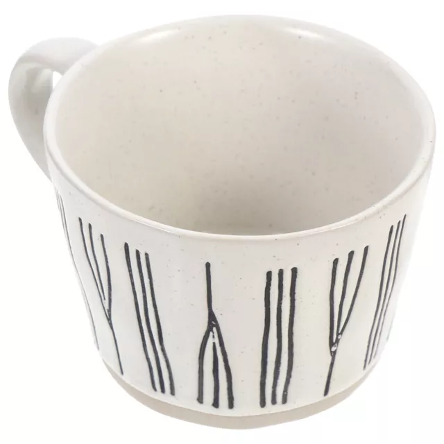 Vintage Mug Soup Lid Bake Coffee Ceramic Microwave Handle Office 2