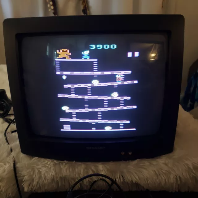 Vintage SHARP 13" CRT Color TV 13J-M100 Retro Gaming Front A/V Inputs -TESTED Vintage SHARP 13" CRT Color TV 13J-M100 Retro Gaming Front A/V Inputs -TESTED
