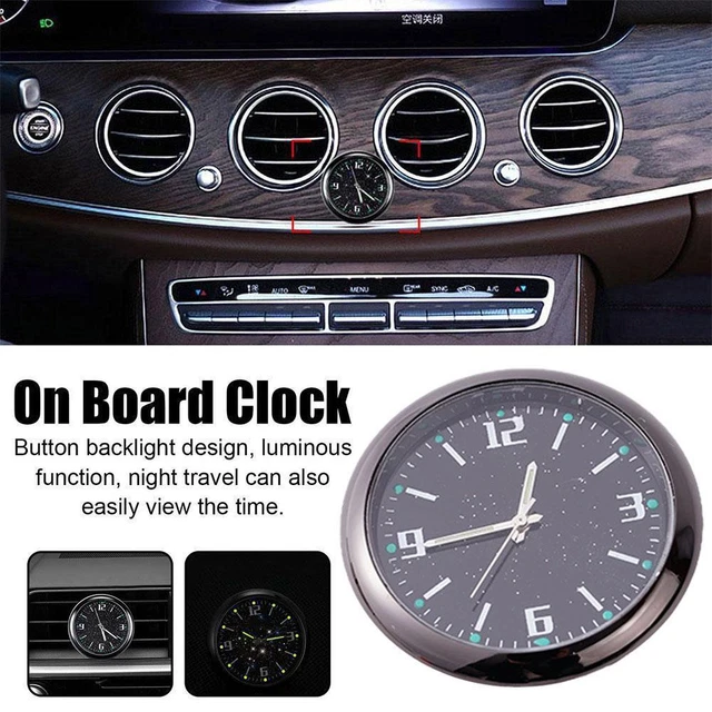 Luminous StickOn Car Clock Digital Quartz Watch for Vehicles