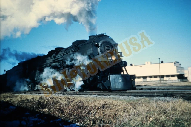 Vtg 1958 Duplicate Train Slide 1239 Norfolk & Western 2-6-6-4 VA X7O059