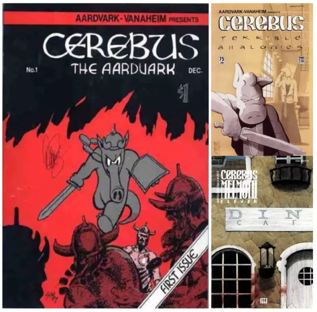 Cerebus U PICK comic 1 2 3 4 5 6 7 8 9 10-150 VF/NM 1977 Aardvark-Vanaheim z2512