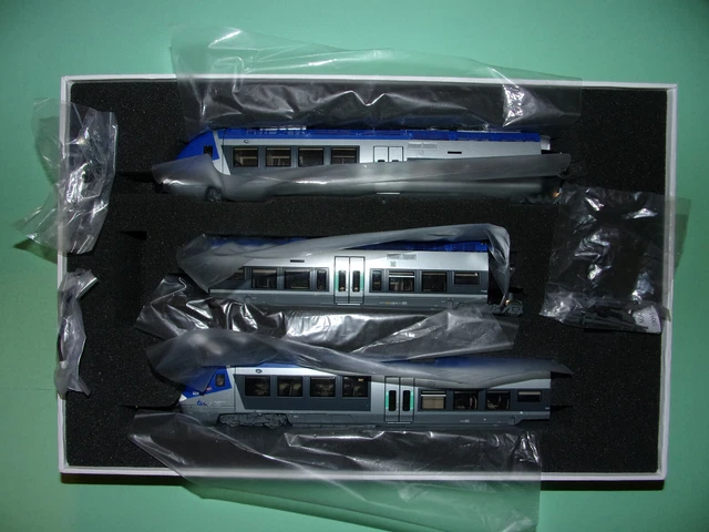 LS MODELS AGC électrique 3 caisses X76500 bleu/gris 10071 NEUF et RARE