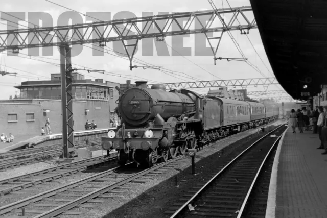 35mm Negative BR British Railways Steam 61666 Nottingham Forest Stratford 1959