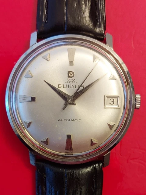 OROLOGIO MECCANICO VINTAGE Guidus Automatic Anni 60 EUR 130,00