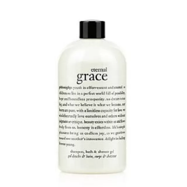 Philosophy ETERNAL GRACE 8 OZ NEW | SEALED  3-N-1 SHAMPOO SHOWER GEL BUBBLE BATH