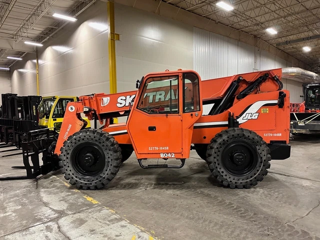 2012 Skytrak 8042 8000 Lb Capacity Diesel 48" Forks Telehandler With Heated Cab