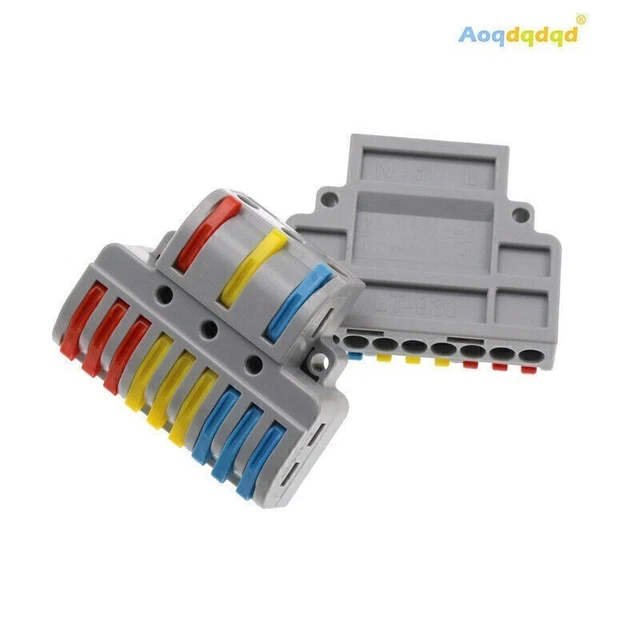 UNIVERSAL WIRING CABLE Connectors Terminal Block LED Light Electrical ...
