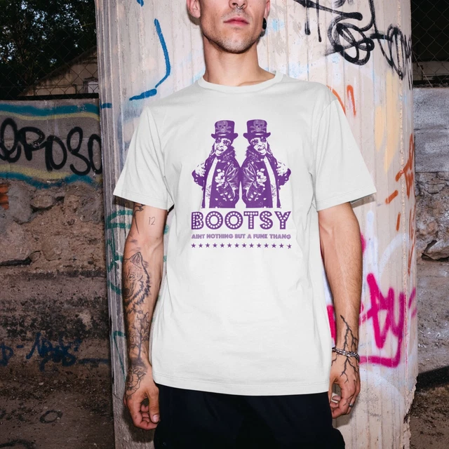 90s BOOTSY COLLINS Tシャツ P-FUNK G-RAP BOOTSY COLLINS Funk Card Vintage 80s 90s Black T Shirt XL