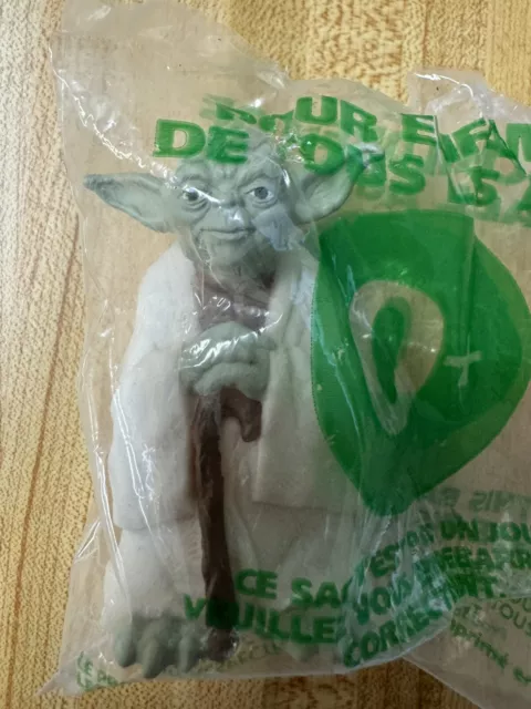 1996 Sealed Taco Bell Star Wars Trilogy Edition Yoda Kids Meal, S8