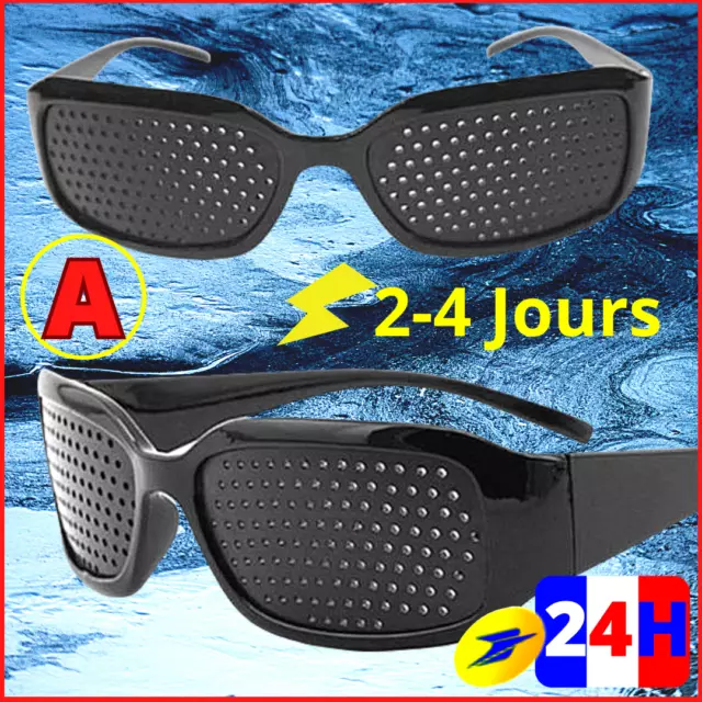 Lunettes Grille à trous STéNOPé, Amélioration et CORRECTION Vision, Repos Yeux 2