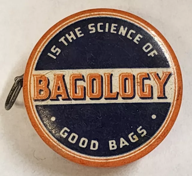Vintage Bagology Tape Measure Advertising