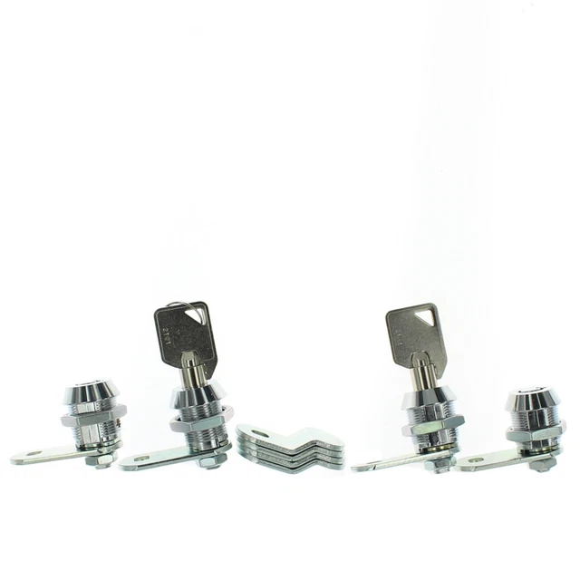 RV Designer Round Key and Lock OEM #L325 Compartment Latch 4 Pack, 17622296