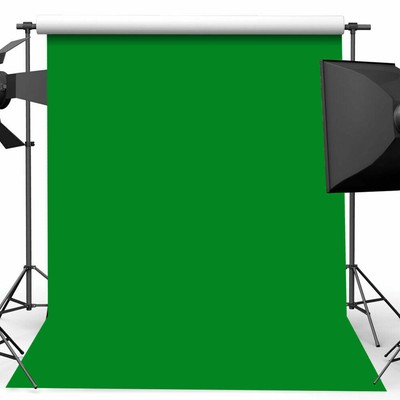 3M Photo Toile de Fond Studio Noir Blanc Vert Bleu Photographie ¡§?cran GB 