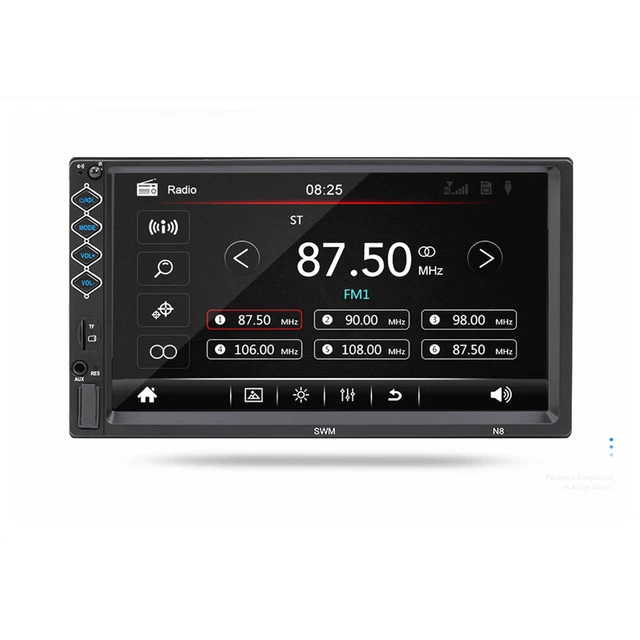 2Din 7in Bluetooth Car Stereo Radio MP5 Player FM Audio USB/TF/AUX Mirror Link