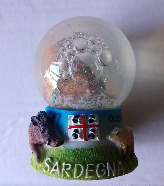 Palla di Vetro Neve Souvenir Sardegna Olbia