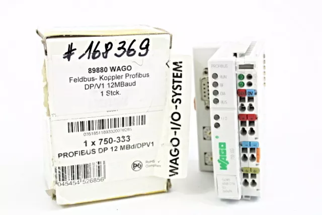 WAGO 750-333 Profibus DP 12 - OVP/unused-