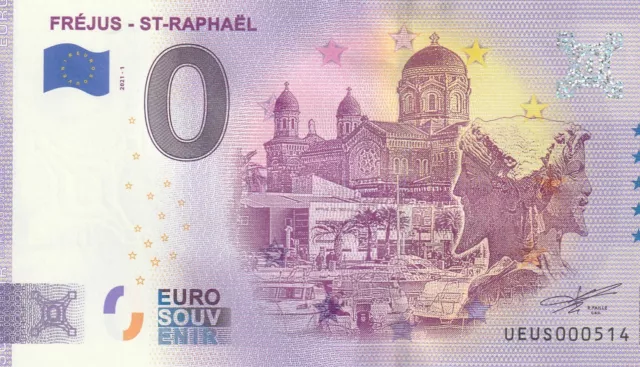 Billet touristiques 0 euro Frejus St Raphael      Réf:  515  de 2021