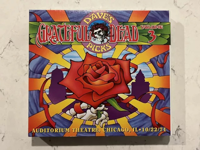 Grateful Dead Dave’s Picks vol 3, 22/10/1971, Chicago, 3 CD Set, NM, Rare, Ltd