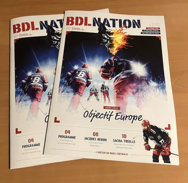 Brûleurs De Loops Grenoble Club Magazine -Continental Cup Issue -Cardiff Devils