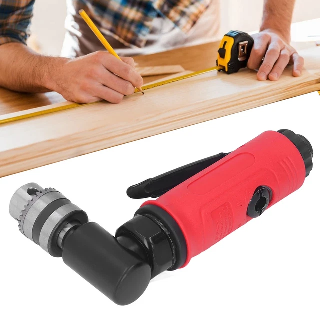 Mini trapano ad aria 90° gomito 1/4 pollici lega di zinco resistente all'usura