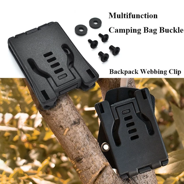 Clip de sac à dos Boucle de fixation extérieure Camping Sac Boucle Mousqueton