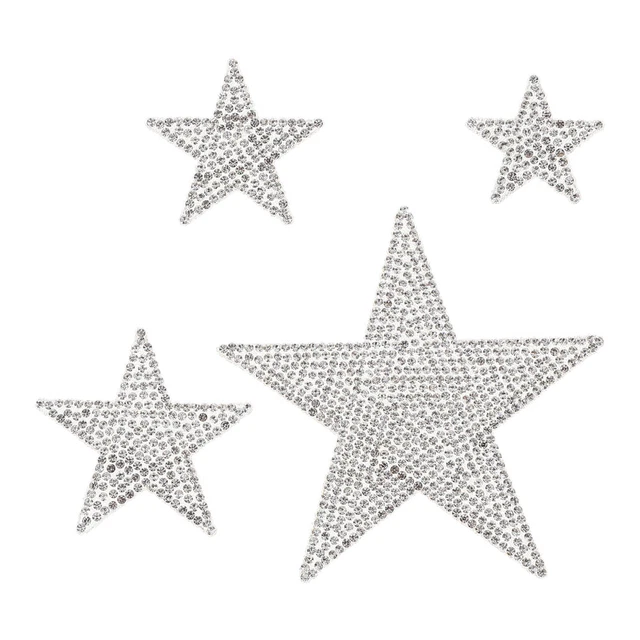 Tovagliette Americane Ovali Con Strass Argentati – Set Da 4 Pezzi, Eleganti Per Matrimoni E Cene, 38x22 Cm