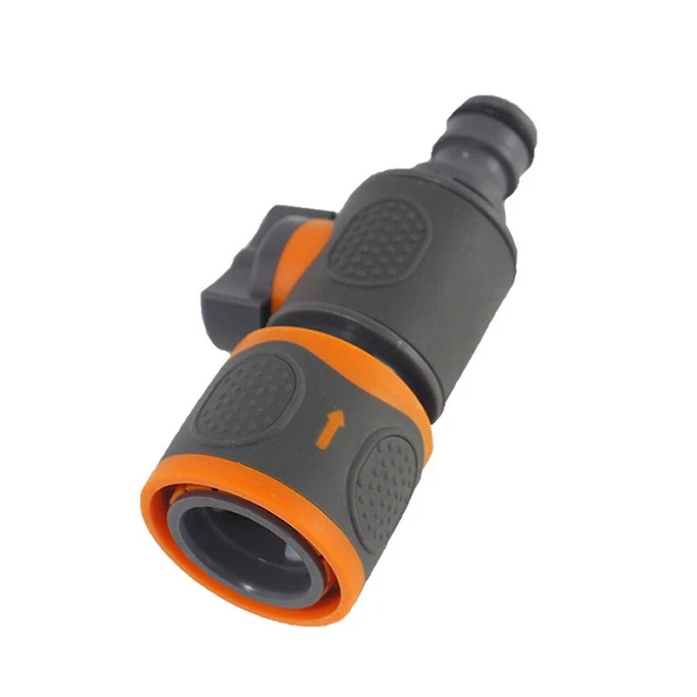 Garden Hose Pipe In Line Tap Shut-Off Valve Fitting Connect Adaptor Tool Gadget