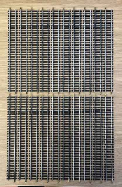 JOUEF LOT DE 20 rails droits en acier Réf. 4720, Longueur 248mm, 34 ...