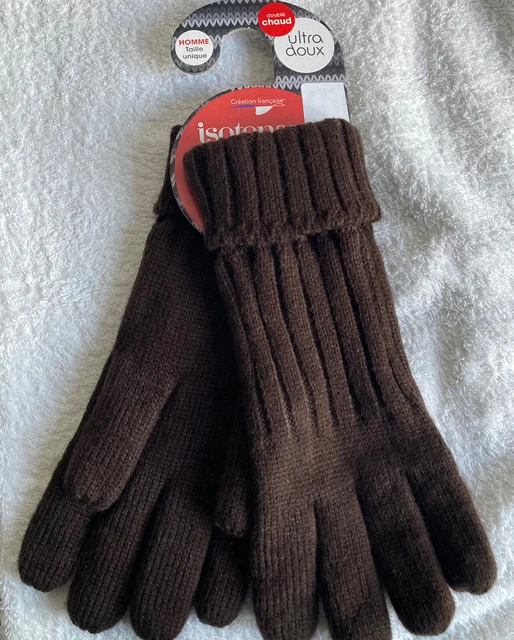 GANTS ISOTONER / Marron doublé Chaud / Taille unique / Etat neuf EUR 10,00  - PicClick FR