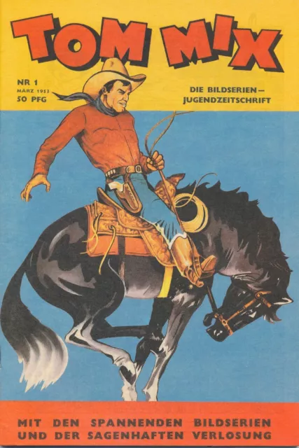 TOM MIX  Großband  von 1953 Bd. 1-21 - 1954 Bd. 1-8   Nachdruck Hethke 1992-1994