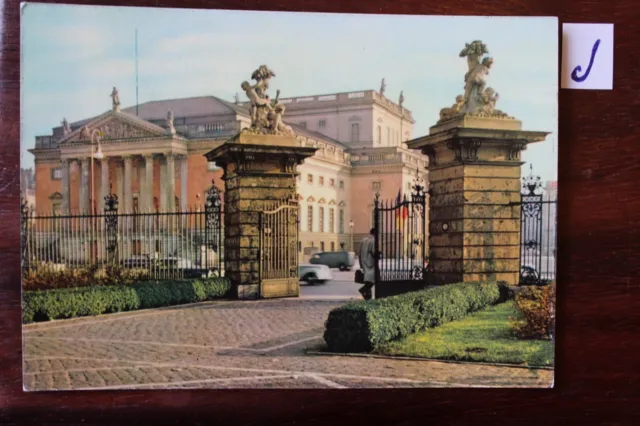 Postkarte Ansichtskarte Berlin Gruß aus Berlin Blick auf die Deutsche Staatsoper
