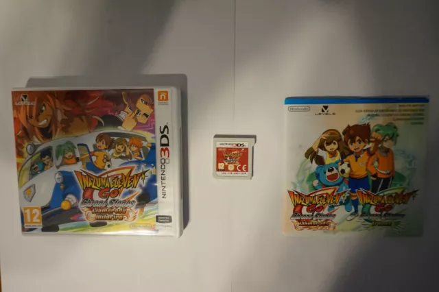 Inazuma Eleven GO Chrono Stones Flammenwall Wildfire Nintendo 3DS PAL Original