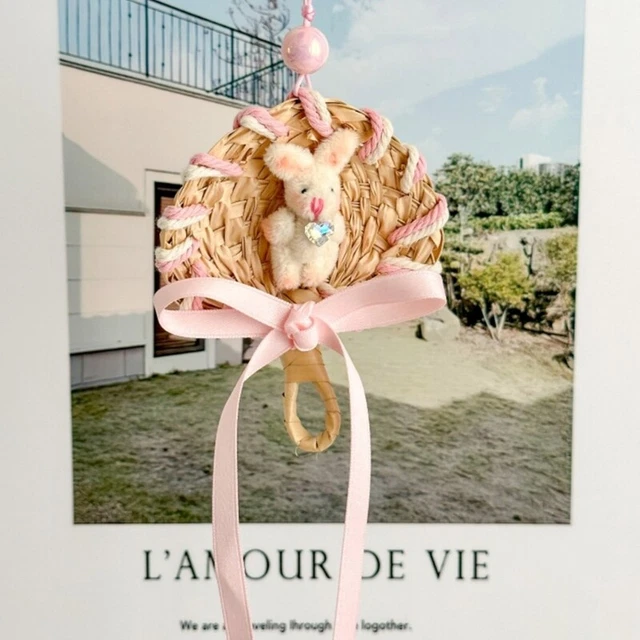 Rabbit Keys Chain Backpack Car Pendant for Birthday Christmas Party Gift 3