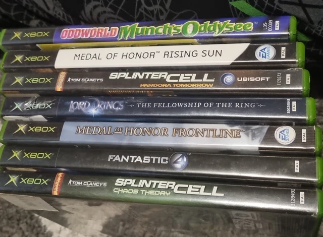 xbox original games bundle Joblot fantastic 4 lorad of rings war shooting oddwor