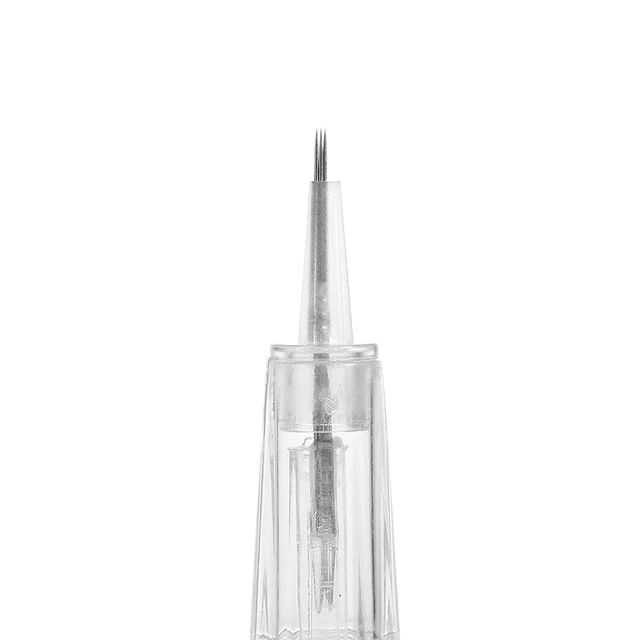 Juego de 10 cartuchos de tatuaje de labios para cejas microagujas aguja estéril F3 BST
