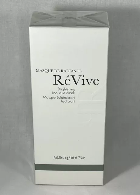 ReVive Masque De Radiance Brightening Moisture Mask 2.5 oz / 75 g NEW SEALED (T)