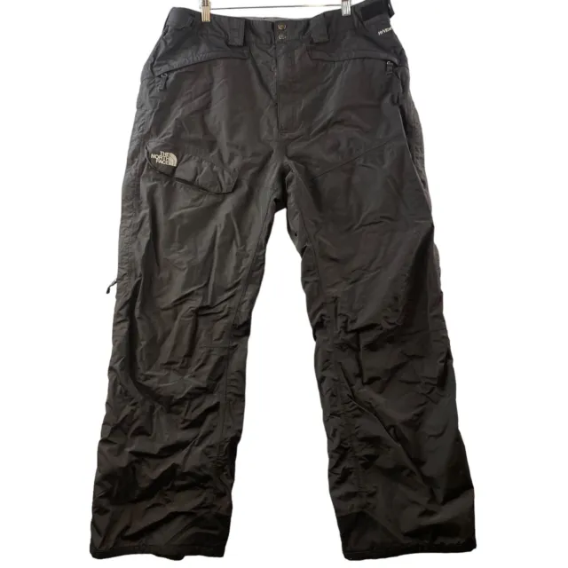 The North Face Snow Pants Mens Size XL HyVent Ski Snowboard Black Cargo Pocket