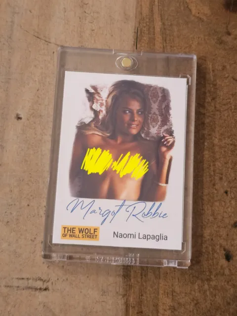 Margot Robbie as Naomi Laplaglia In Wolf Of Wallstreet Nude Custom Printed Auto