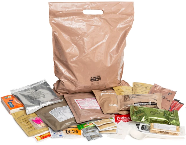BRITISH ARMY MILITARY MRE 24 HOUR RATION PACK ORP 05/2025 - Camping ...