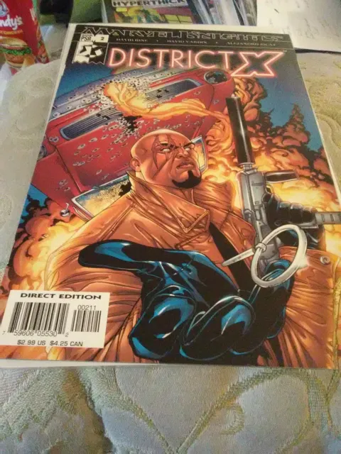 District X #2, Direct Edition, 1st Mr. M, Marvel Knights, 2004