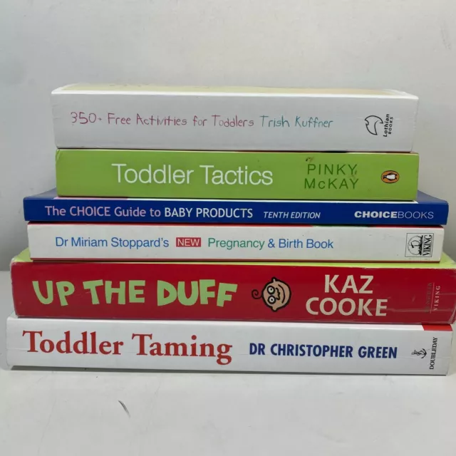 6 Lot Pregnancy, Baby, Toddler Books