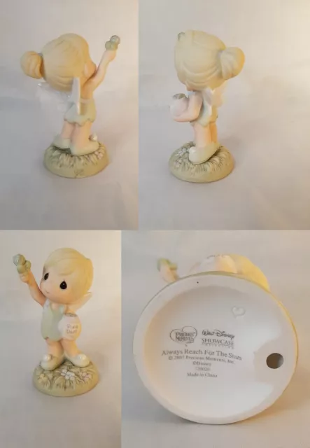 Precious Moments Tinkerbell ALWAYS REACH FOR THE STARS 720020 Figurine With Box