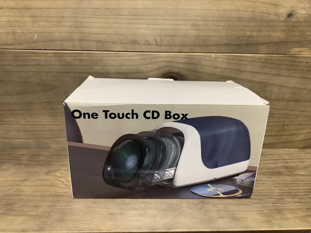 Brand New ONE TOUCH CD DVD BOX Holds 60 Model #CDB-60MT Drawer