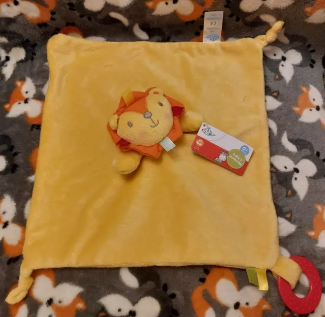CAROUSEL LION COMFORTER BLANKET BNWT Baby Soft Toy Soother Blankie Doudou