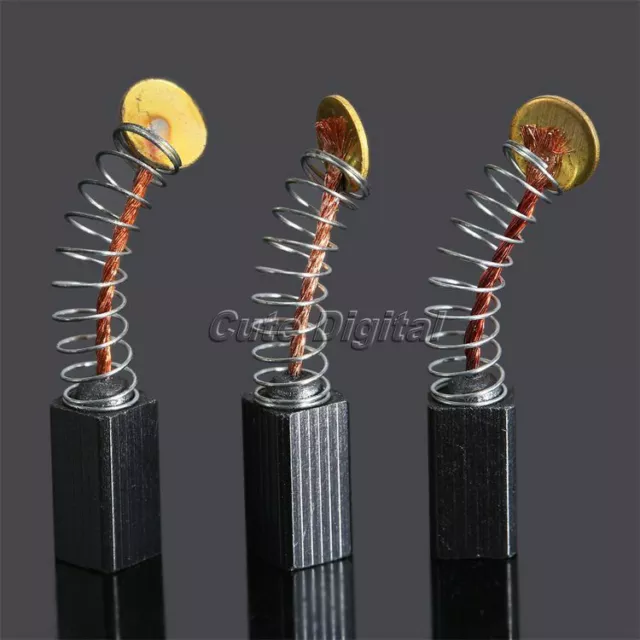 5 Pair of 5mm x 5mm x 9mm Carbon Brushes for Generic Electric Motor Power Tools