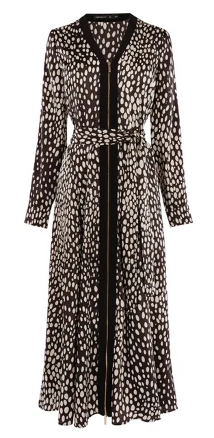 Karen millen cheetah midi dress outlet