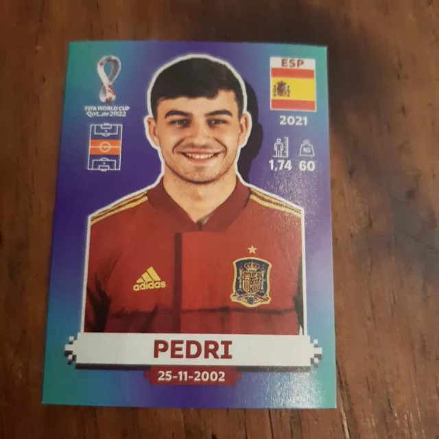 Sticker Panini Fifa World Cup Qatar 2022 Pedri Spain # Esp13