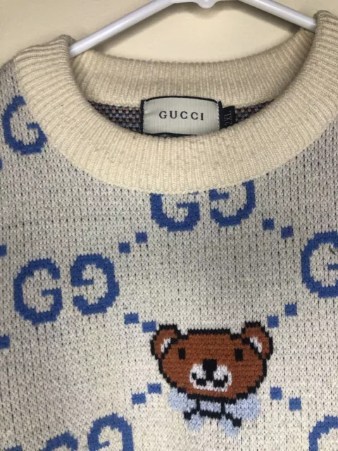 GUCCI TEDDY BEAR Sweater XL Fits Like A Medium $90.00 - PicClick