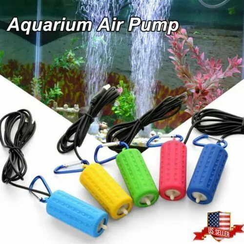 Aquarium Fish Tank Air Pump Portable USB Mini Oxygen Air Pump Filter Pet Supply